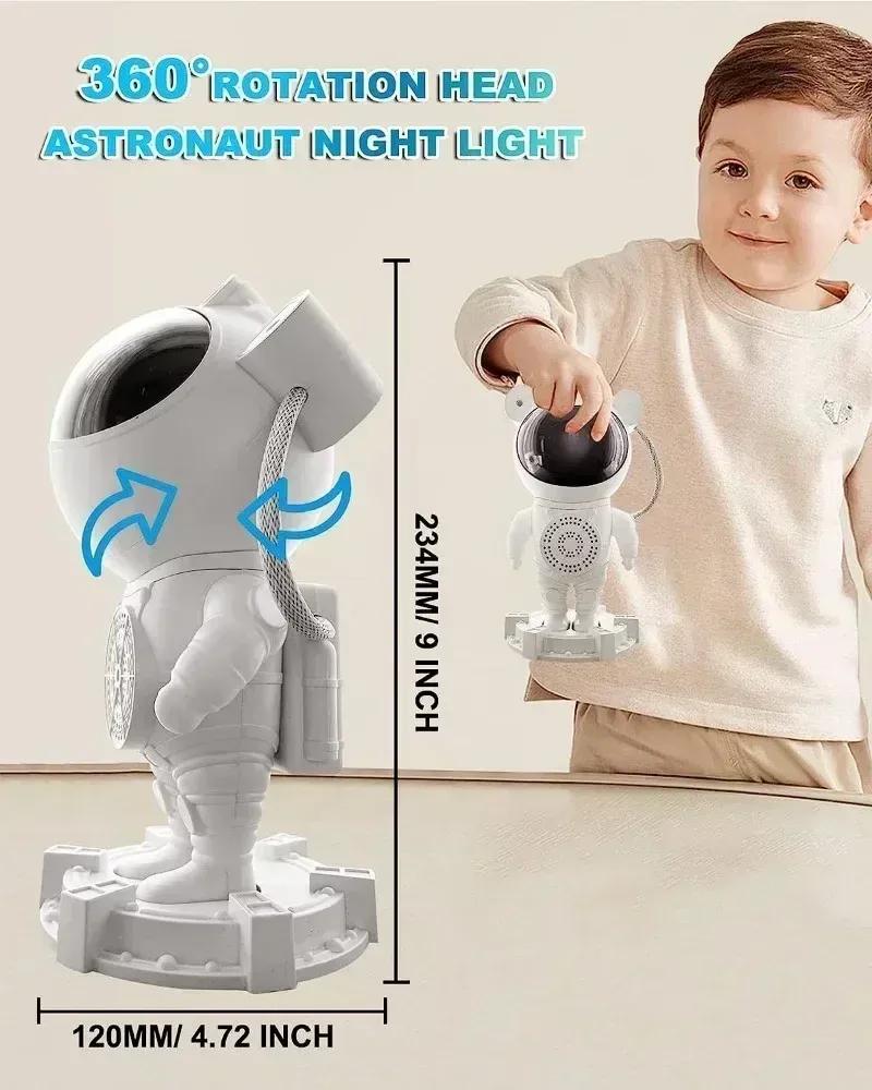 Astronaut Star Galaxy Projector Space Night Light