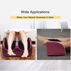 Electric Foot Massager with Heating Therapy & Hot Compression