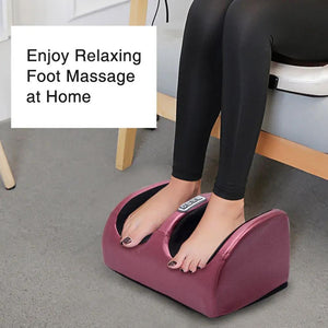 Electric Foot Massager with Heating Therapy & Hot Compression