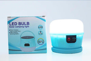 Generic Solar Camping Light LED Bulb 200W 2400mAh USB Charging